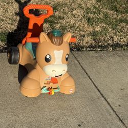 Fisher-Price Walk Bounce & Ride On  horse 