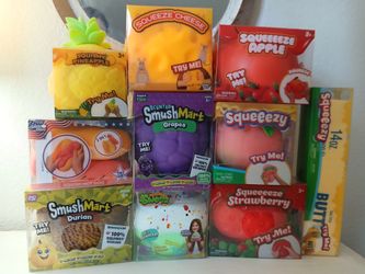 Viral Jumbo Squishys 🧈 🍇 🦈 🐄 🍎 🧀 😻 🧁 🌭 🍌 🥒 🧠 🍓 🍍 🥕 🍗 🐥 🍑