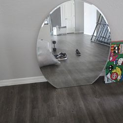 Mirror and table