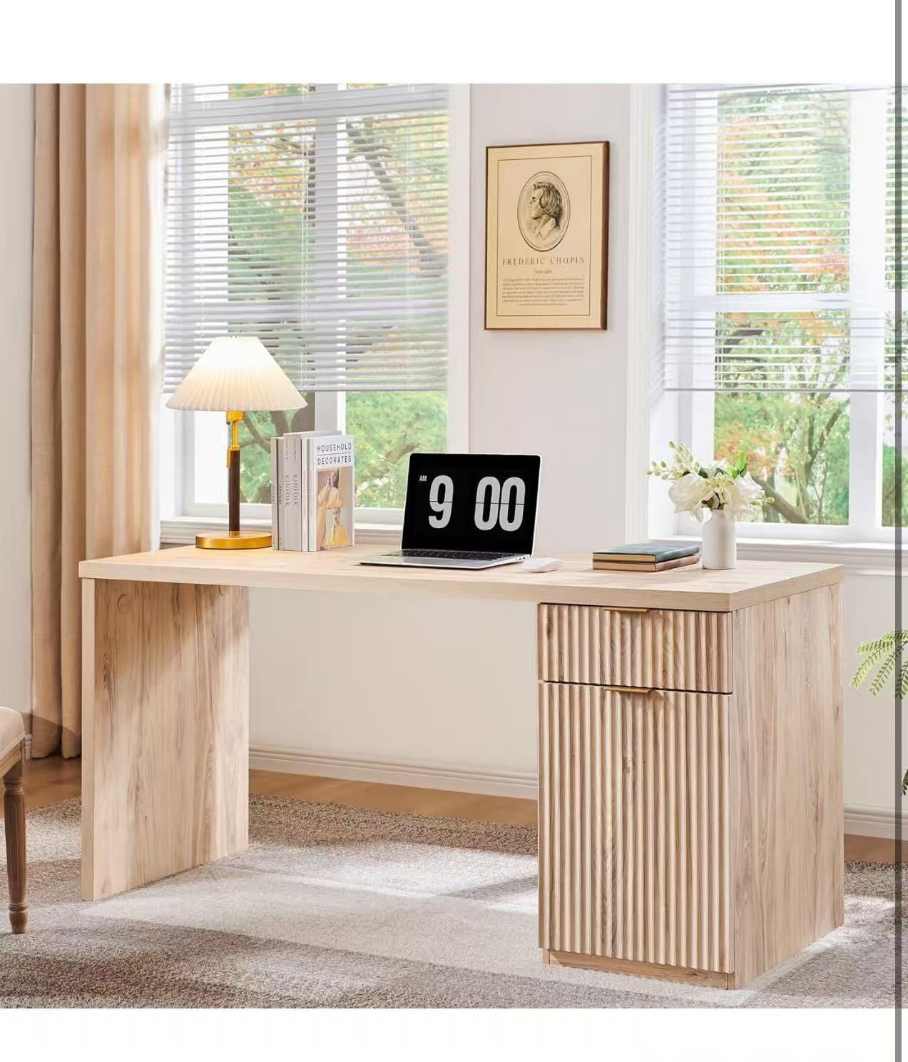 60" Modern Executive Desk