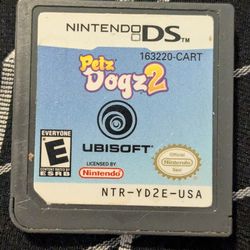 Petz: Dogz 2 game cartridge for the Nintendo DS.