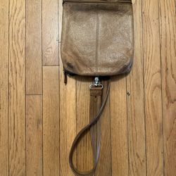 Tignanello Backpack Brown Soft Leather Handbag Shoulder Bag Day Pack Purse Retro