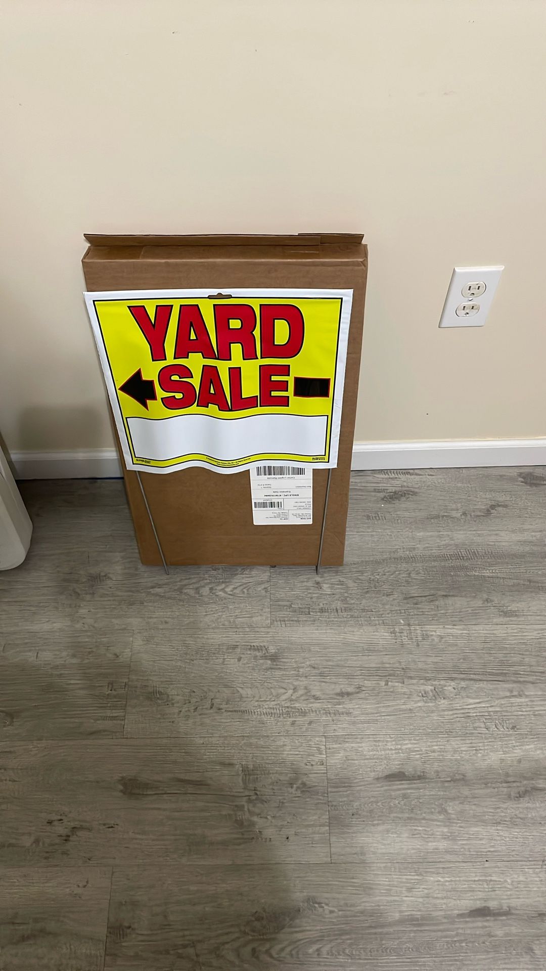 Yard Sale Sign