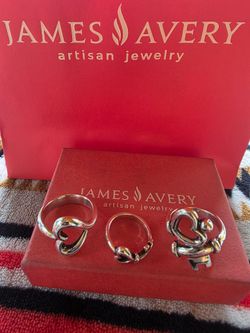 James avery heart ring & key to my heart rings