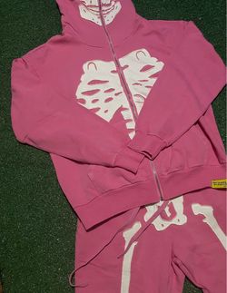 Awful lot of cough syrup skeleton pink set