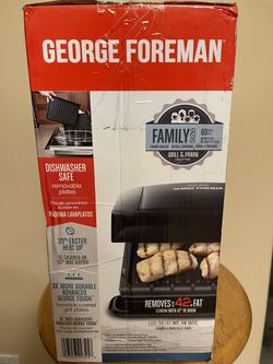 New George Foreman grill and panini
