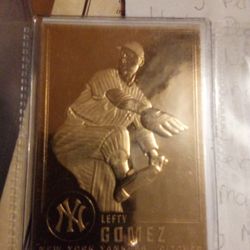 22kt Danbury 1996 Mint Baseball Collectors Card 