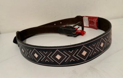 Red Dirt Hat Co.Diamond Studded Leather Belt SIZE 34