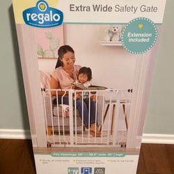 Brand New In Box Heavy Duty Metal Extra Wide Safety Gate Baby Gate Pet Gate Dog Gate 