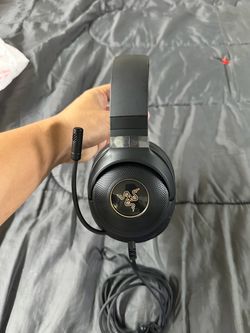 Razer Kraken V3 X Wired USB Gaming Headset, Lightweight, Black TriForce, HyperClear Cardioid Used