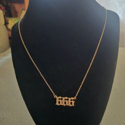 Angel Number 666 Necklace 