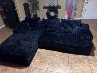 Corduroy sectional couch