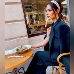 Balmain Hair Couture Leather Headband