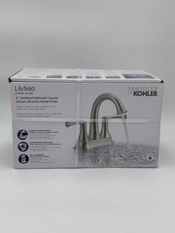 New Kahler Lilyfield 4” Centerset Bathroom Faucet R78046-4D-BN