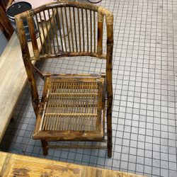 Vintage Bamboo Table Set