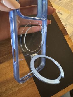 NEW Gorgeous Blue & Clear iPhone 17 Pro Case w/Magsafe Stand
