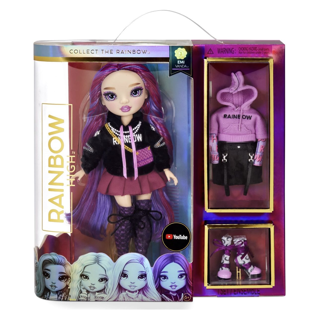 Rainbow High EMI VANDA Orchid Doll Series 3 Brand New in Box HTF In Hand
