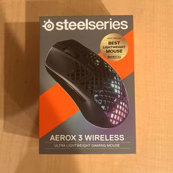 SteelSeries - Aerox 3 Super Light Honeycomb Wireless RGB Optical Gaming Mouse
