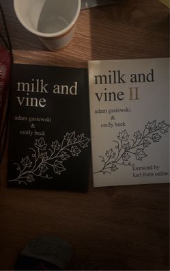 Milk And Vine Part 1&2 Books