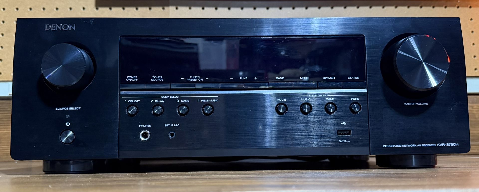 Denon Home Theater Surround Sound Receiver - 8K with Dolby Atmos + Dolby Vision
