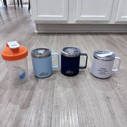 Insulated Travel Mugs & Shaker Cup Bundle