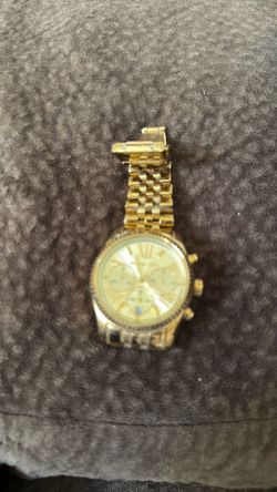 Gold-Tone Chronograph Watch Michael Kors