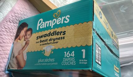 Pampers Diapers Size 1, NEW