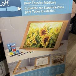 Flat surface easel