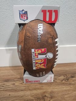 New Wilson Super Bowl LIX NFL Bronze Series Official Size Football 