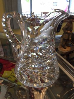 Crystal pitcher