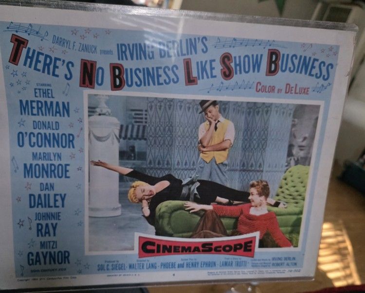 There's No Business Like Show Business Movie Poster Lobby Card*Hollywood Posters