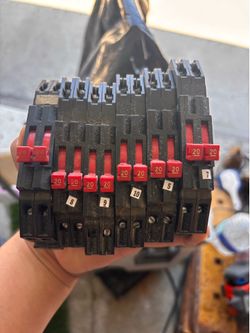 20a twin zinsco sylvania breakers