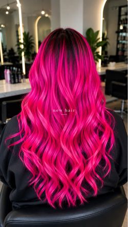 Color hair balayage