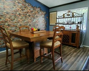 Comedor de 4 sillas con chinera 500 x los 2
