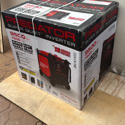 Brand new predator generator 9500 superquite