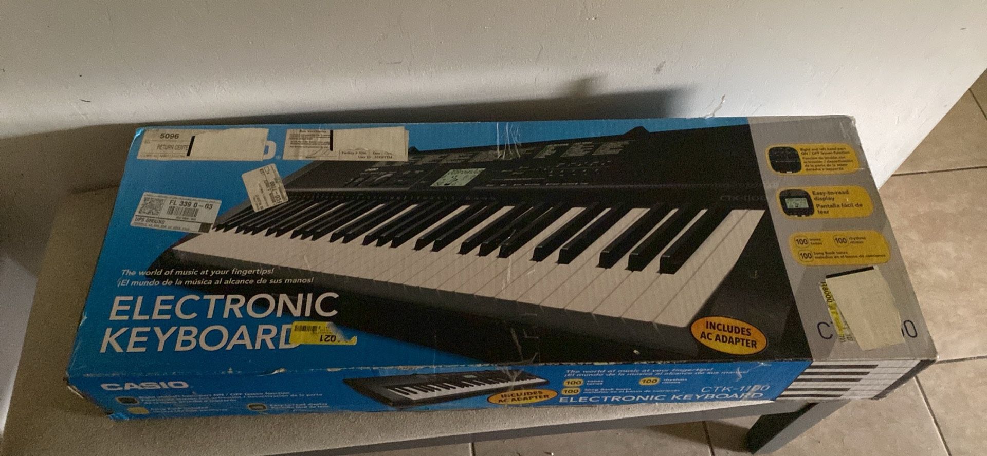 Electronic Keyboard CASIO CTK 1100