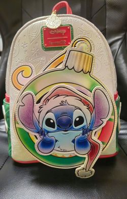 Loungefly Disney Stitch Holiday mini-backpack