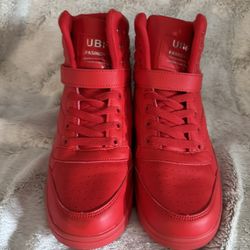 Red High Top Ankle Sneakers