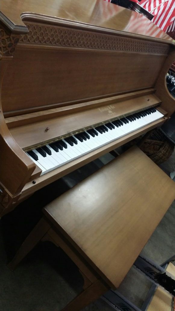 Antique Ludwig & Co Upright Piano
