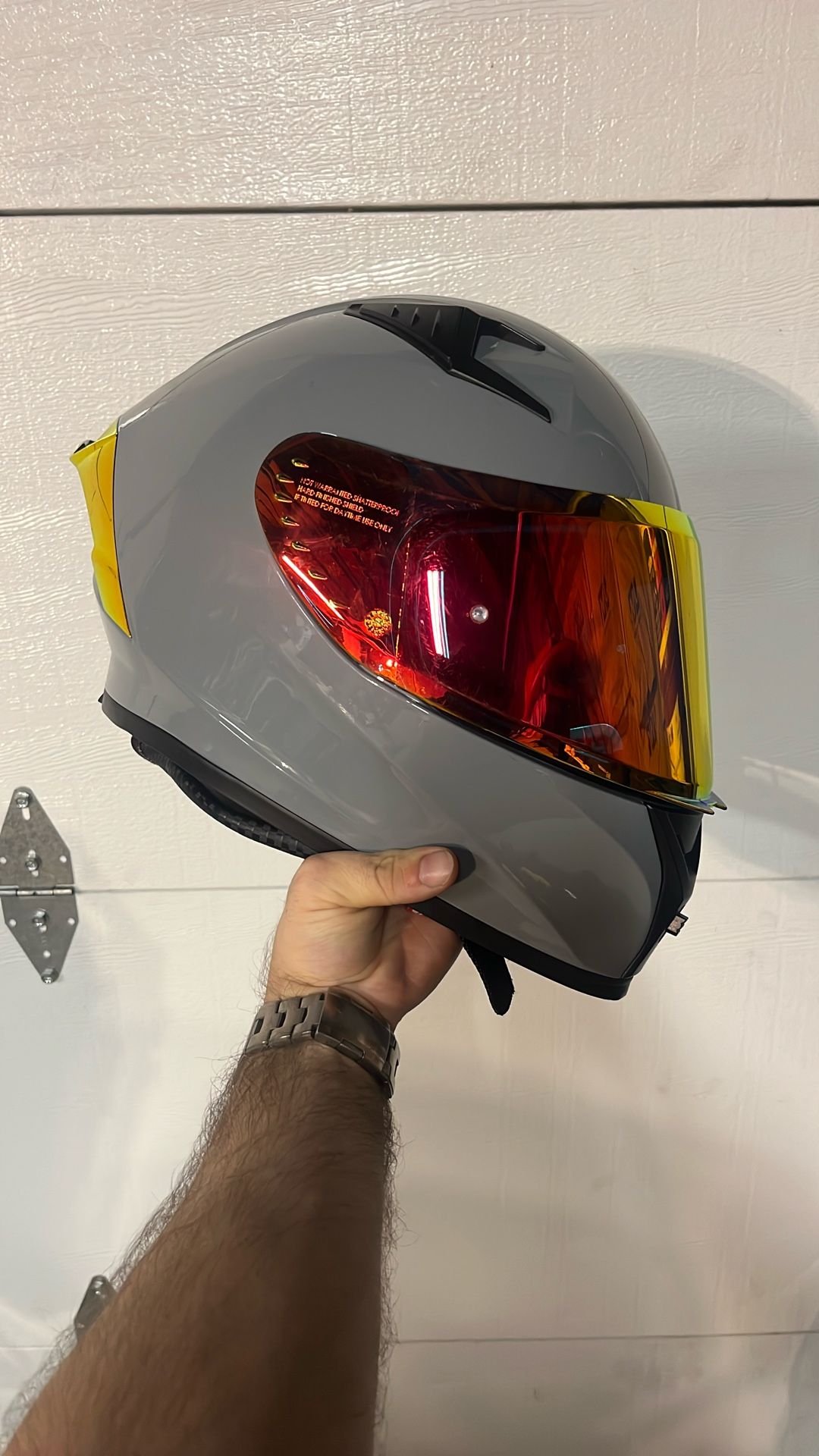 Motorcycle Helmets Size Large And Small