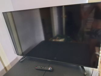 Large Flat Screen TV with Remote