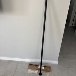 Brand New Black Tension Shower Curtain Rod