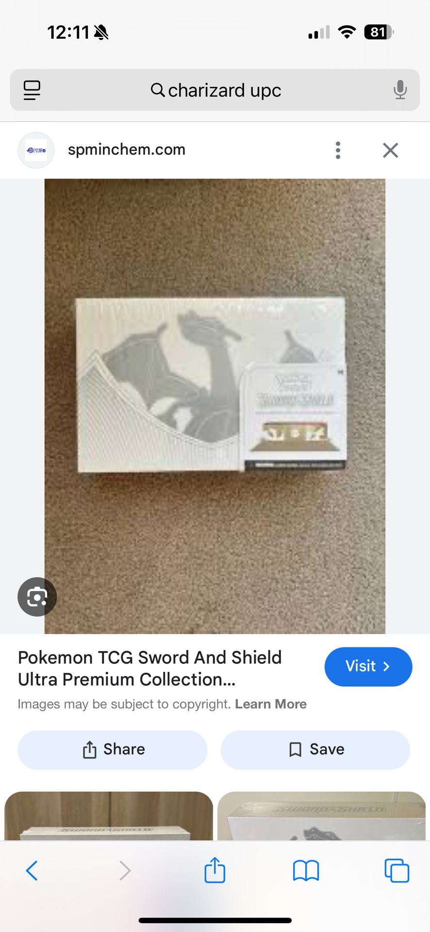Charizard UPC
