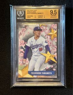 YOSHINOBU YAMAMOTO 2025 TOKYO SERIES STARS OF JAPAN SOJ2 BGS 9.5 GEM MINT💎