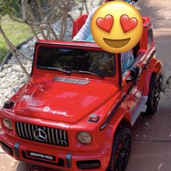 censed Mercedes-Benz G63 Kids Electric Vehicle Car for Kids, Red