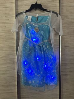 Elsa Light Up Dress- Halloween Costume 