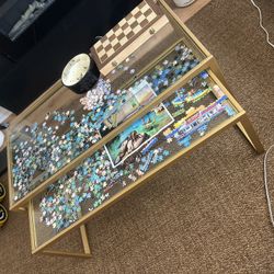 Gold Glass Table