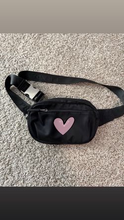Black Nylon Belt Bag