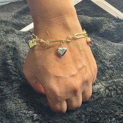 Women's Laminated Gold Bracelet