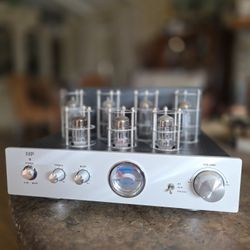 *Make Me An Offer* Monoprice Pure Tube Stereo Amplifier with Bluetooth, Line and Phono Inputs, and Qualcomm aptX Audio